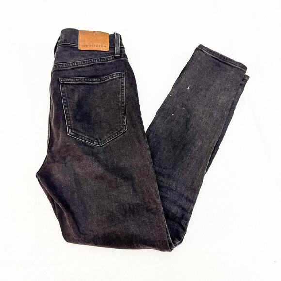 The Yoko High Rise Slim Black Denim jeans Button Fly Size 26 x 28L - Picture 8 of 8